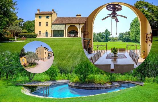 Villa CASALE ristrutturato con ampio giardino in VENDITA v.ze lago San Giovanni Lupatoto